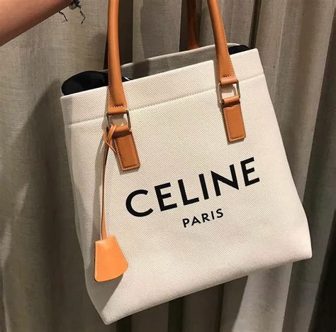 canvas celine bucket bag|Celine cabas tote small.